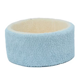 Durable Large Blue Plush Surrounded Simple Comfortable Calming Dog Bed