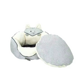 Custom Plush Round Sustainable Warmth Luxury Pet Bed