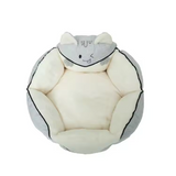 Custom Plush Round Sustainable Warmth Luxury Pet Bed