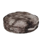 New Luxury Fashion Brown Plush Round Portable Pet Bed
