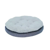 Manufacture Custom Personalised Stackable Plush Round Dog Mat Bed