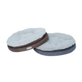 Manufacture Custom Personalised Stackable Plush Round Dog Mat Bed