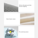 Custom Cute Removable Black And White Plush Plaid Dog Sofa