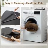 Comfortable Luxury Anti Stress Large Brown Plush  Funny Rectangle Dog Bed