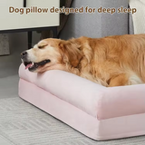 Custom New Innovative Pink Plush Camping Washable Fancy Large Dog House Bed