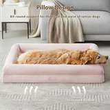 Custom New Innovative Pink Plush Camping Washable Fancy Large Dog House Bed
