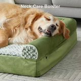 Sofa-style Plush Orthopedic Memory Foam Pet Bed With Removable Washable Cover