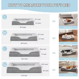 Custom Plush Rectangle Orthopedic Large Dog Bed Outdoor Travel