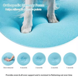 Custom Plush Rectangle Orthopedic Large Dog Bed Outdoor Travel