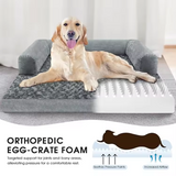Manufacturer Large Grey Plush Removable Washable Cover Pet Bed