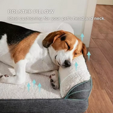 Custom High Quality Stackable Grey Sherpa Surface Orthopedic Dog Mat Bed