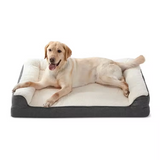 Custom High Quality Stackable Grey Sherpa Surface Orthopedic Dog Mat Bed