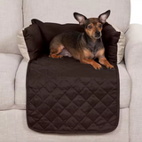Eco Friendly Machine Washable Brown Waterproof Foldable Dog Bed Travel Cushion