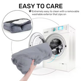 New Style Grey Plush Luxury Ultra Soft Funny Pet Bed For Travel Outdoor