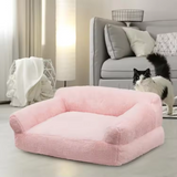 New Arrival Design Pink Plush Bunny Ears Detachable Washable Dog Sofa Bed