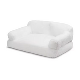 Custom High Quality White Plush New Arrival Dog Sofa Bed