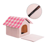 Customized Foldable Pink Dog Princess Fashion Warm Pet House
