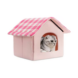 Customized Foldable Pink Dog Princess Fashion Warm Pet House