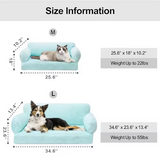 Plush Flat Rectangular Detachable Waterproof Dog Sofa Bed