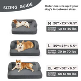 New Luxury Plush Orthopedic Portable Three Pillows Pet Bed