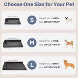 Custom Plush Orthopedic Memory Foam Pet Sofa Bed With Two Pillows