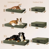 Personalised Stackable Folding Waterproof Dog Mat Bed With Carry Handle