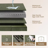 Personalised Stackable Folding Waterproof Dog Mat Bed With Carry Handle
