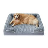 Custom Washable Plush Orthopedic Memory Foam Dog Pet Bed