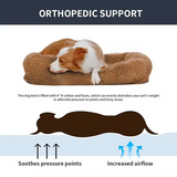 Four Sides Pillow Plush Orthopedic Memory Foam Dog Bed