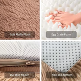Four Sides Pillow Plush Orthopedic Memory Foam Dog Bed