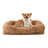 Four Sides Pillow Plush Orthopedic Memory Foam Dog Bed