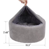Custom Outside Packable Durable Pet Cylinder Bed  With Cover