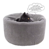 Custom Outside Packable Durable Pet Cylinder Bed  With Cover