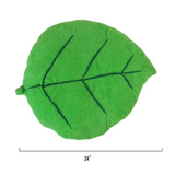 Green Plush Leaf Shape Pet Bed Cute Comfortable Pet Mattress