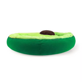 Wholesale Custom Green Plush Avocado Shape Pet Mat Bed