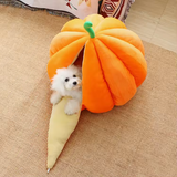 Custom New Design Cute Pumpkin Shape Dog Cave Bed