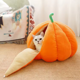 Custom New Design Cute Pumpkin Shape Dog Cave Bed