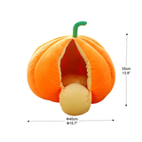 Custom New Design Cute Pumpkin Shape Dog Cave Bed