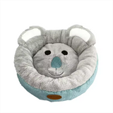 Custom Luxury Koala Shape Cute Plush Dog Bed Design Detachable Wash Cushion Bed For Dog