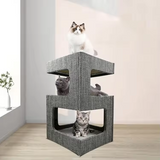 Modern Big Grey Activity Climbing Tree House Multilayer Tree tower