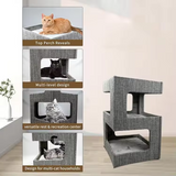 Modern Big Grey Activity Climbing Tree House Multilayer Tree tower