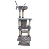 Cat Tower Furniture Sisal Rope Cat Tree Climbing Frame Interactive Cat Toy