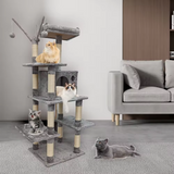 Cat Tower Furniture Sisal Rope Cat Tree Climbing Frame Interactive Cat Toy