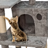 Cat Tower Furniture Sisal Rope Cat Tree Climbing Frame Interactive Cat Toy