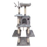 Cat Tower Furniture Sisal Rope Cat Tree Climbing Frame Interactive Cat Toy