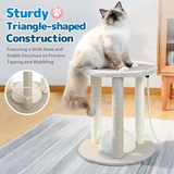 Sisal Climbing Frame Scratching Post Tree Wood Scratcher Cat Tree Tower House