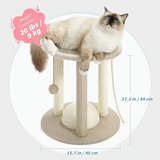 Sisal Climbing Frame Scratching Post Tree Wood Scratcher Cat Tree Tower House