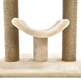 Veige Plush Cat Climbing Frame Scratching Post Tree Scratcher Multihammock