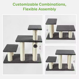 Customized Cat Tower Stairs Scratching Climbing Frame Tree Toys For Cats