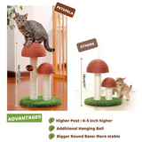 Sisal Climbing Frame Scratching Post Scratcher Cat Tree Tower House